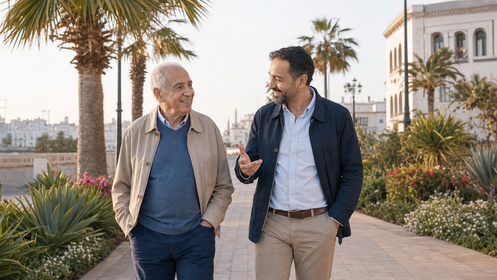 Accompagnement extérieur d’une personne âgée à Casablanca